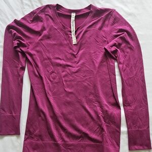lululemon athletica Magenta Long Sleeve Top